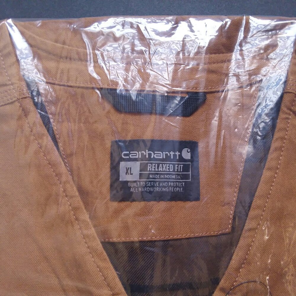 Carhartt Montana Vest Brown Duck Canvas NWT - Picture 5 of 6